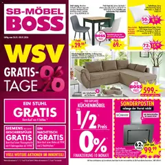 Vorschau von dem Prospekt des Geschäftes SB Möbel Boss, gültig ab dem 24.01.2026