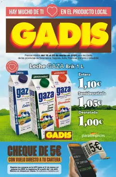 Vista previa del folleto de la tienda Gadis válido desde el 18/03/2026 