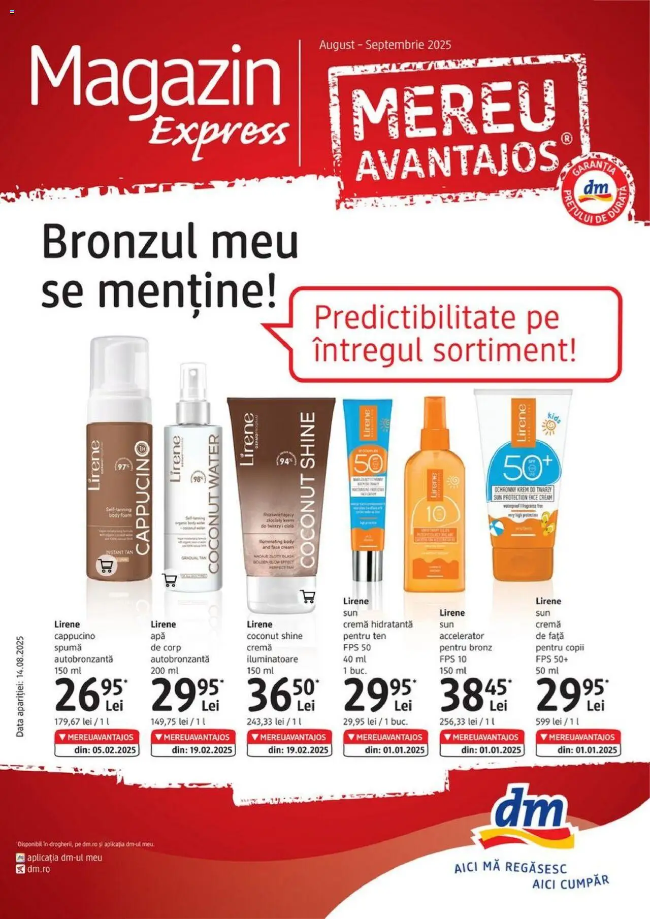 Catalog DM drogerie markt 14.08.2025 - 16.09.2025 - Revista, oferte - Pagină 1