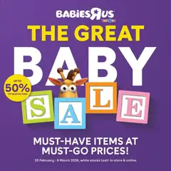 Preview of Babies R Us flyer valid from 25/02/2026
