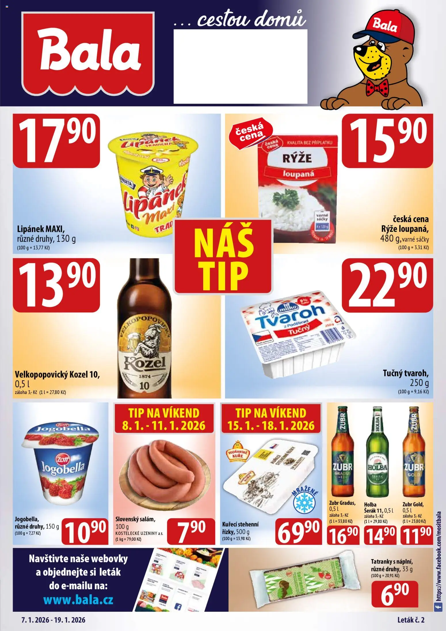 Náhled nabídky: BALA Velký leták Holba + platný od 07.01.2026