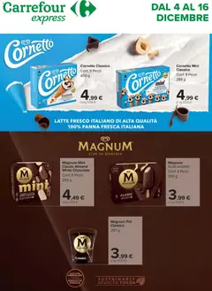 Anteprima dell'opuscolo Volantino Express - Speciale gelati dal negozio Carrefour valido da 04/12/2025