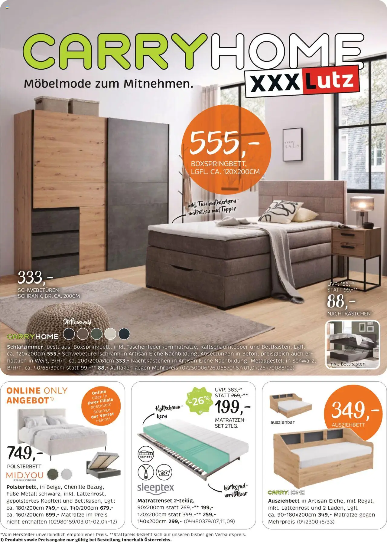  XXXLutz Carry Home ab (21.10.2025 - 04.11.2025) - Seite 1