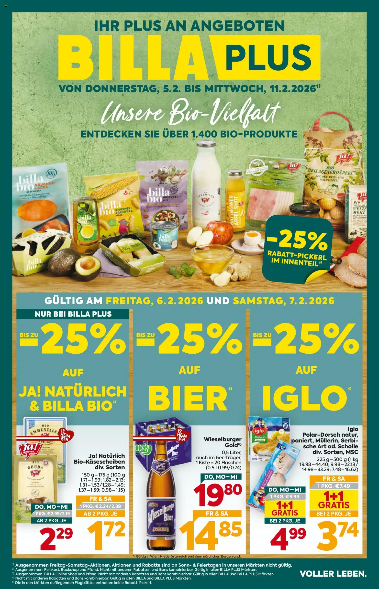 Vorschau der Angebote: Billa Plus Flugblatt gültig ab 05.02.2026