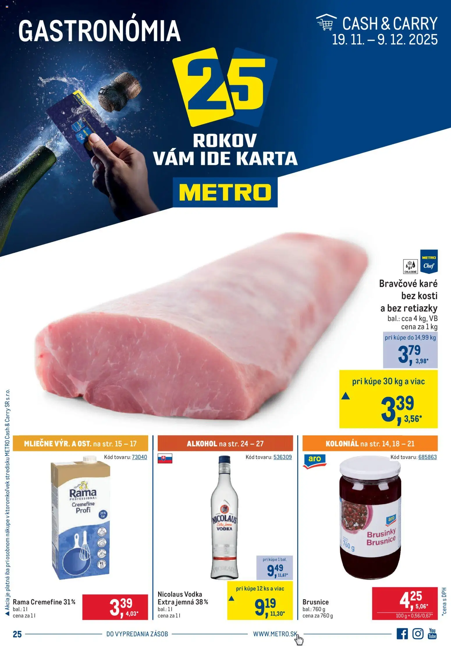 Náhľad Metro letáku platného od 19.11.2025