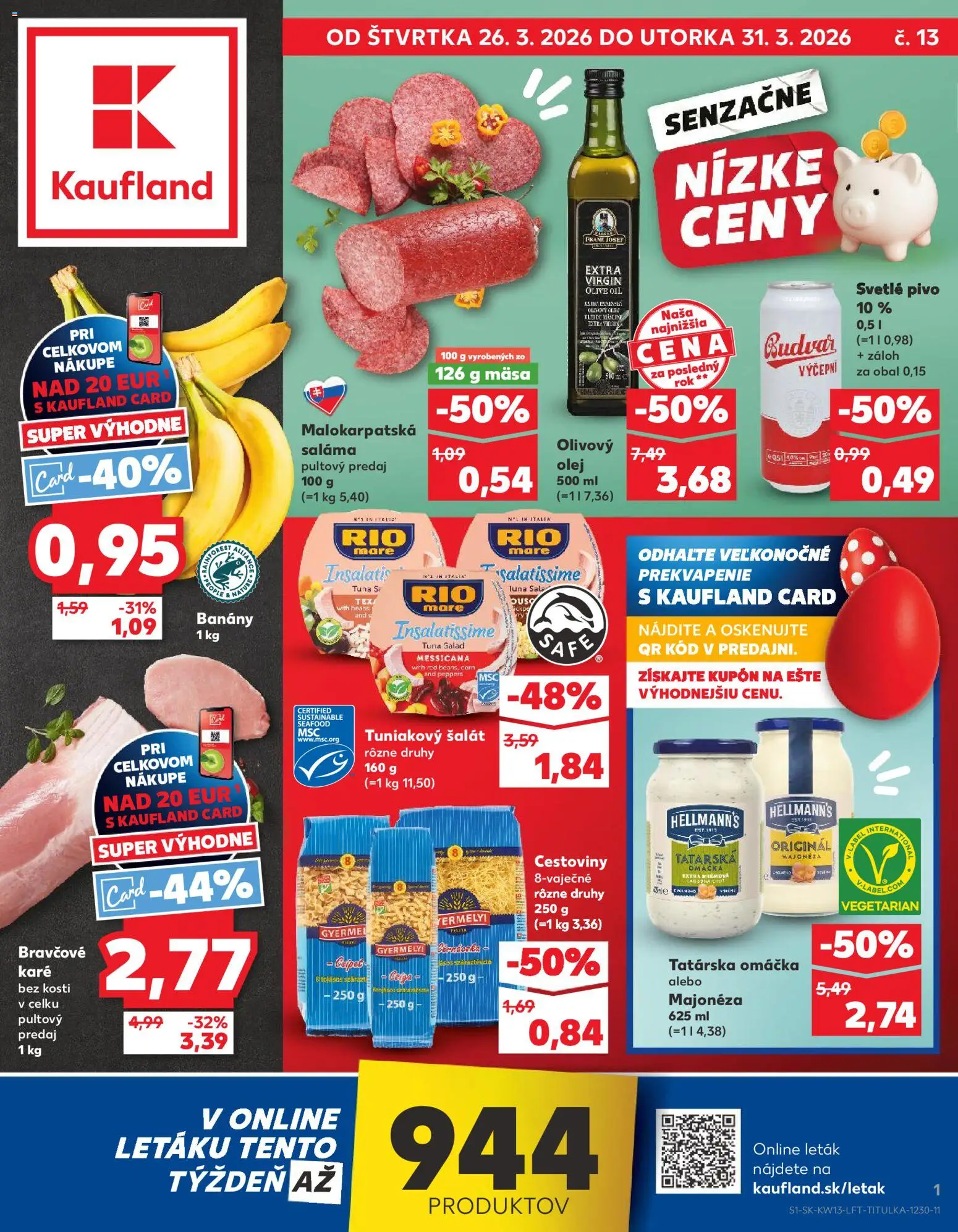 Náhľad Kaufland letáku platného od 26.03.2026