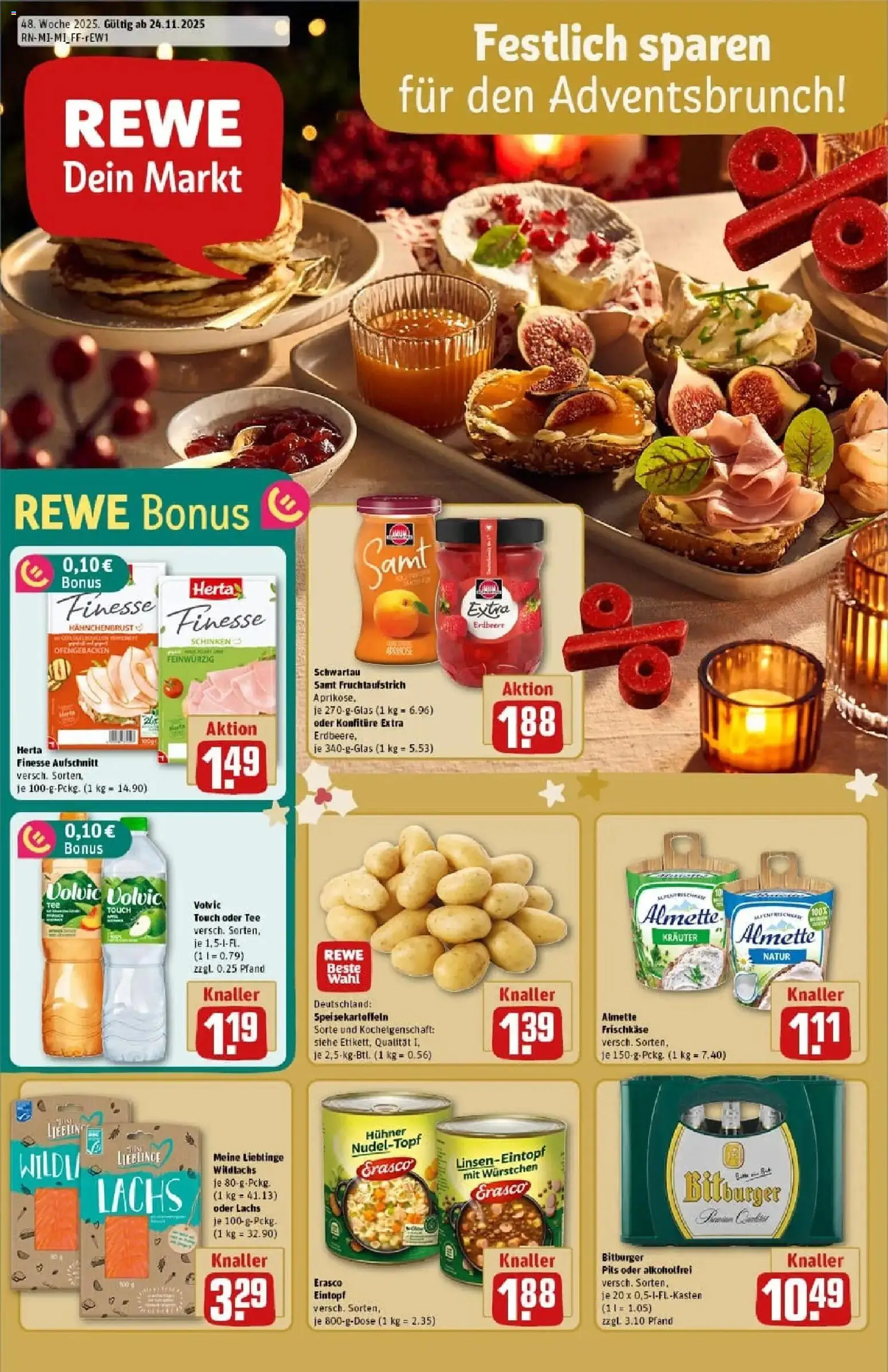 Vorschau von dem Prospekt des Geschäftes Rewe, gültig ab dem 23.11.2025