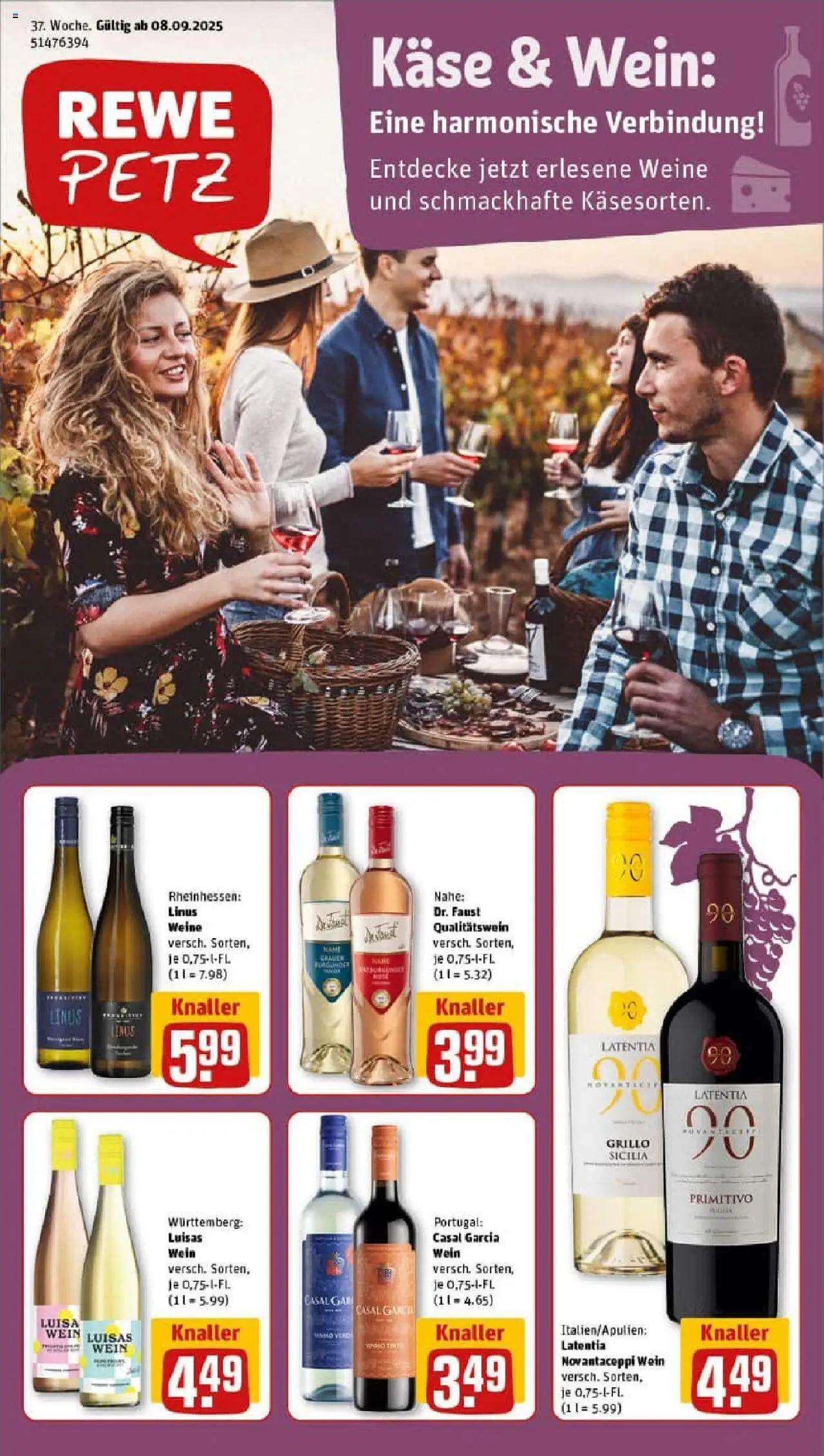 REWE Prospekt ab 07.09.2025 nächste Woche - Prospekt Dillenburg	