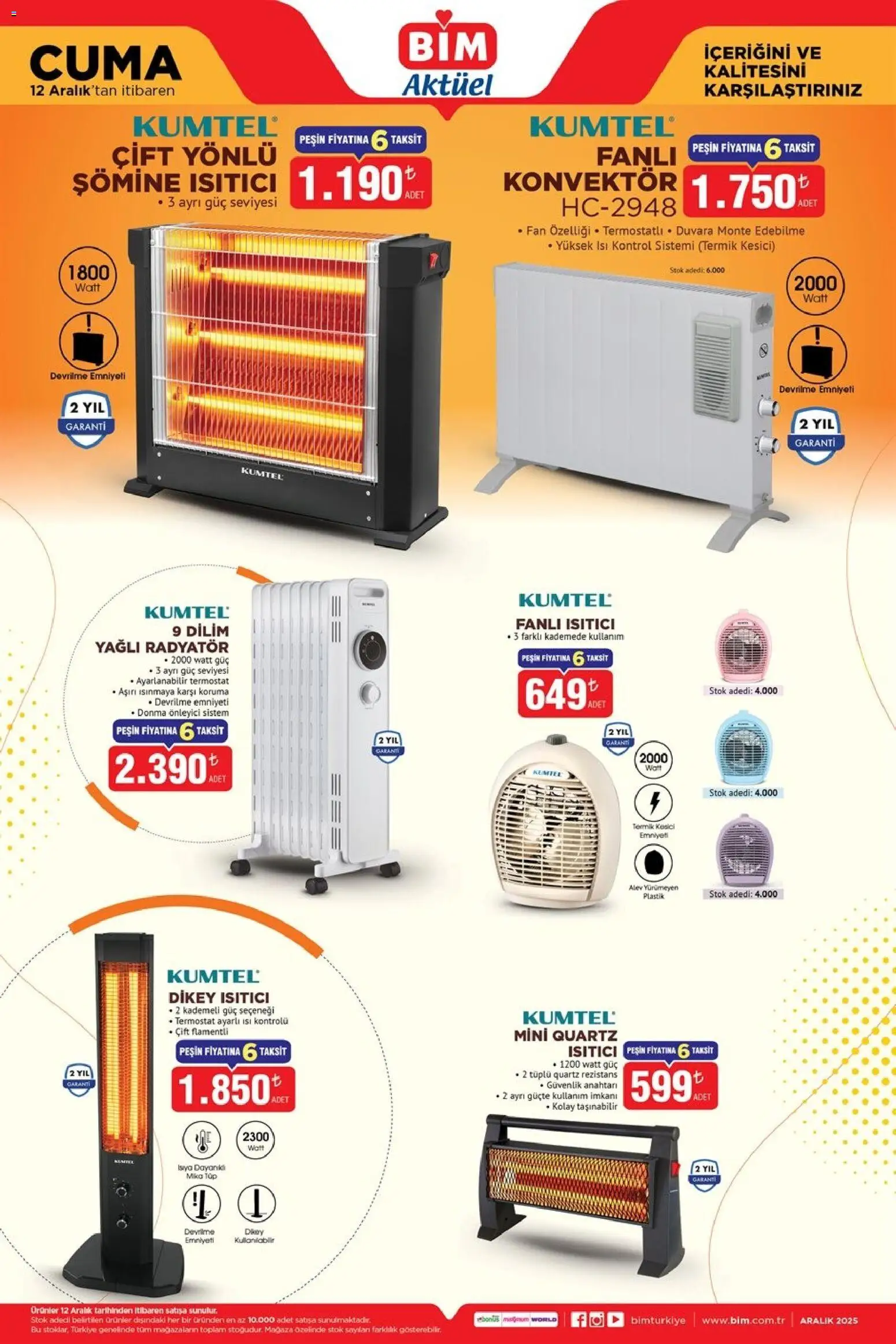 BİM Katalog Cuma 12.12.2025 - Broşürünün önizlemesi