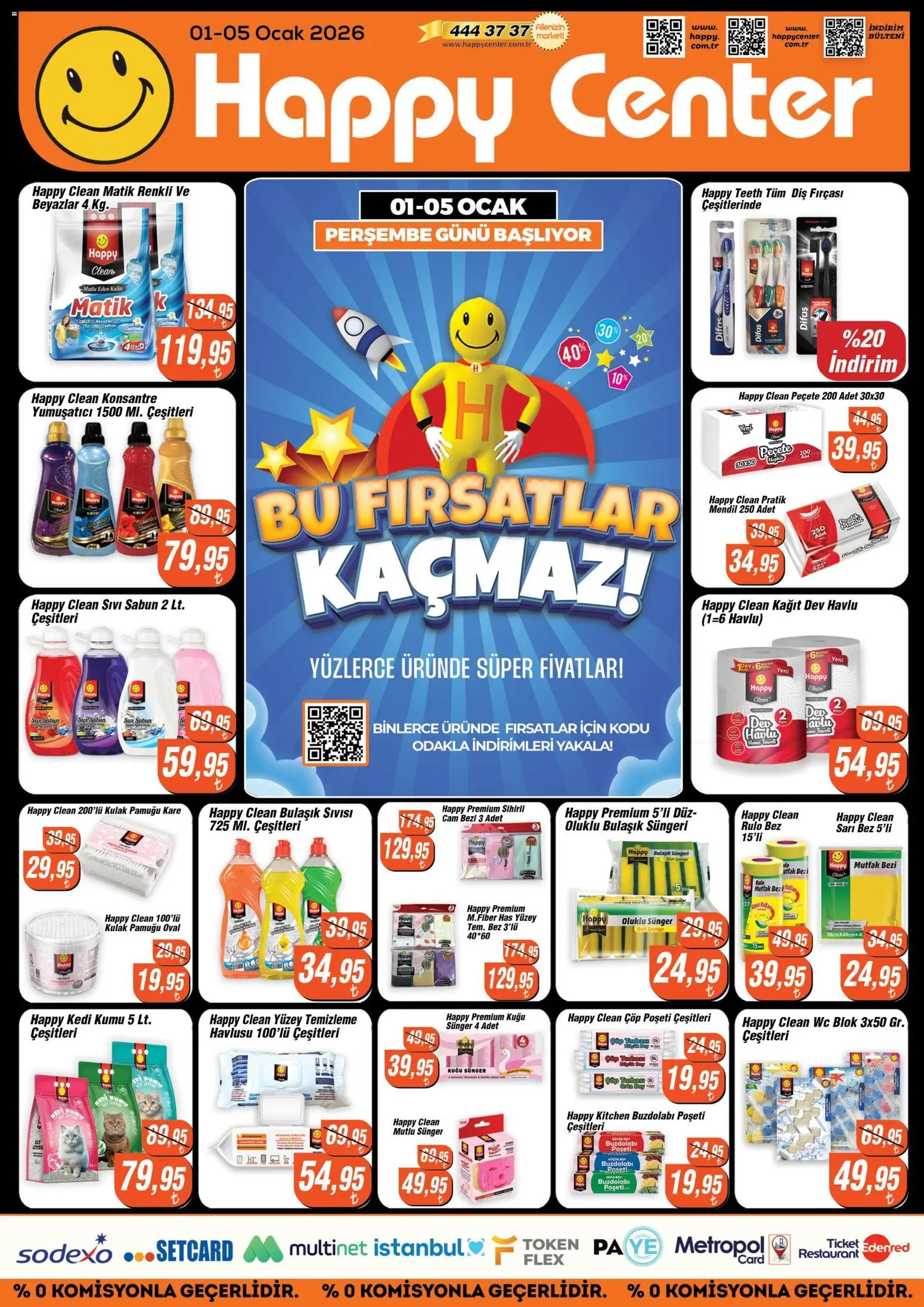 Happy Center Katalog 01.01.2026 - Broşürünün önizlemesi