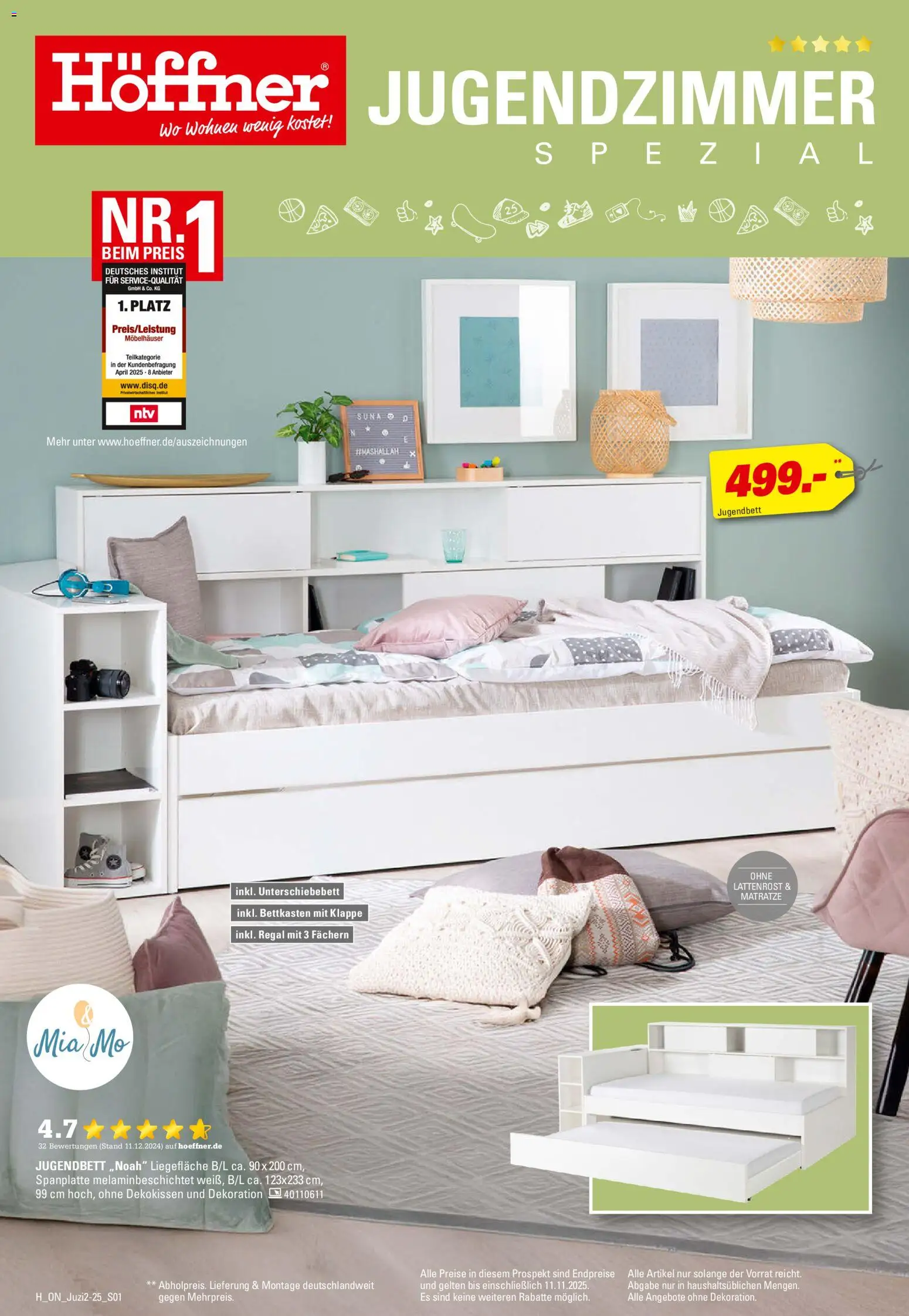 Vorschau von dem Prospekt des Geschäftes Höffner, gültig ab dem 29.10.2025