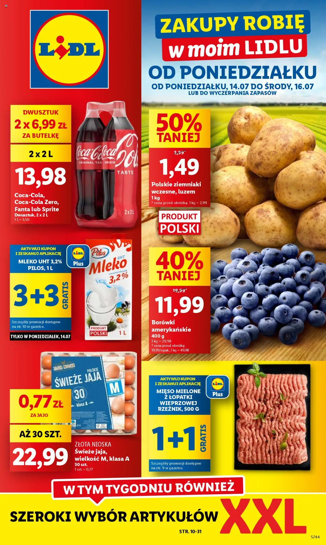 LIDL gazetka 14.07.2025 - 16.07.2025 - Najnowsza od czwartku - Numer strony 1