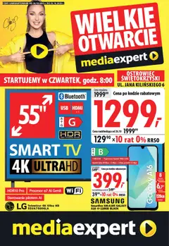 Pogląd gazetki "Wielkie otwarcie - Ostrowiec Świętokrzyski" ze sklepu Mediaexpert ważnej od 16.10.2025