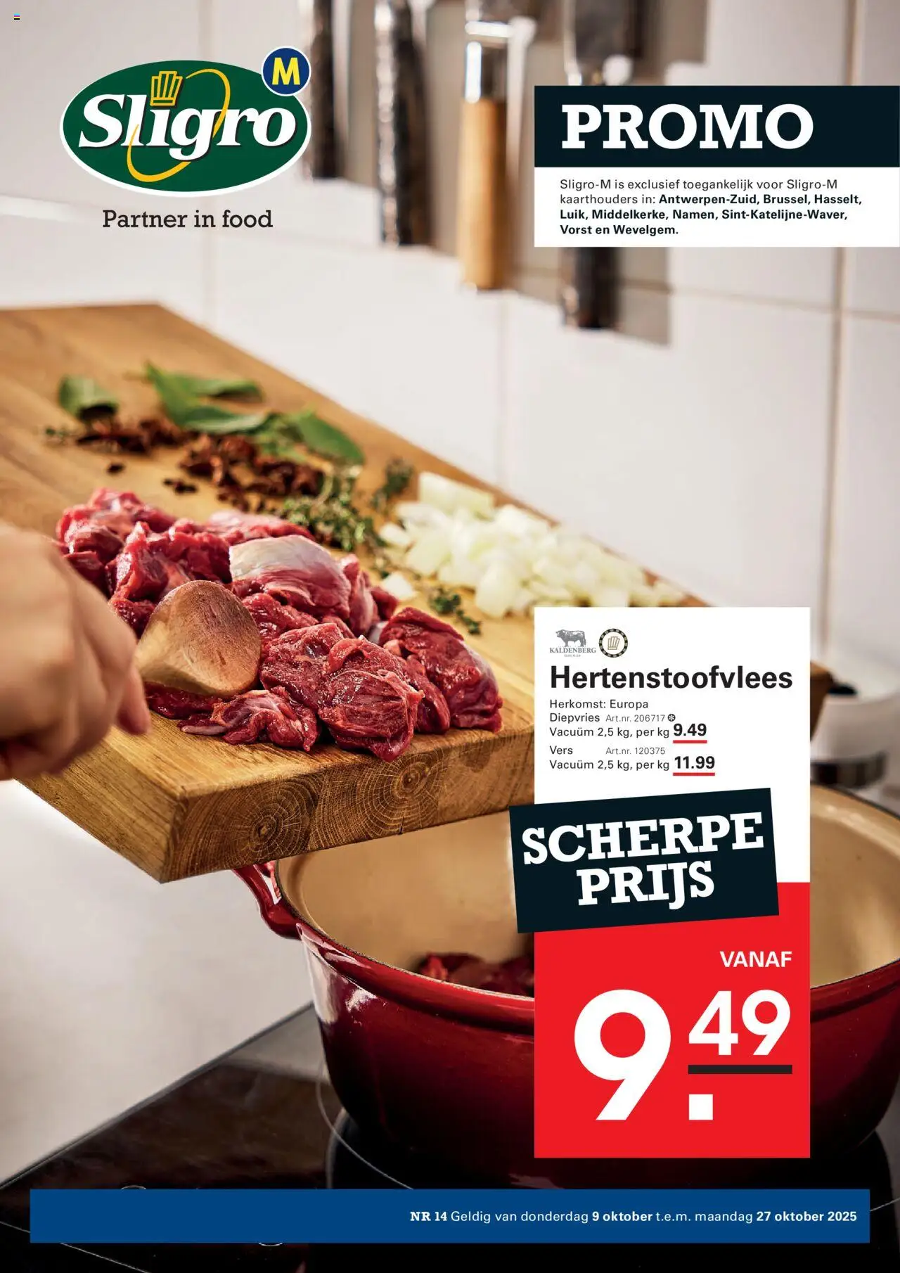 Sligro shop Sligro-M - PROMO geldig vanaf 09/10/2025 - Paginanummer 1