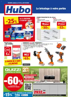Prévisualisation de Publicité du magasin Hubo formulaire valide 15/10/2025