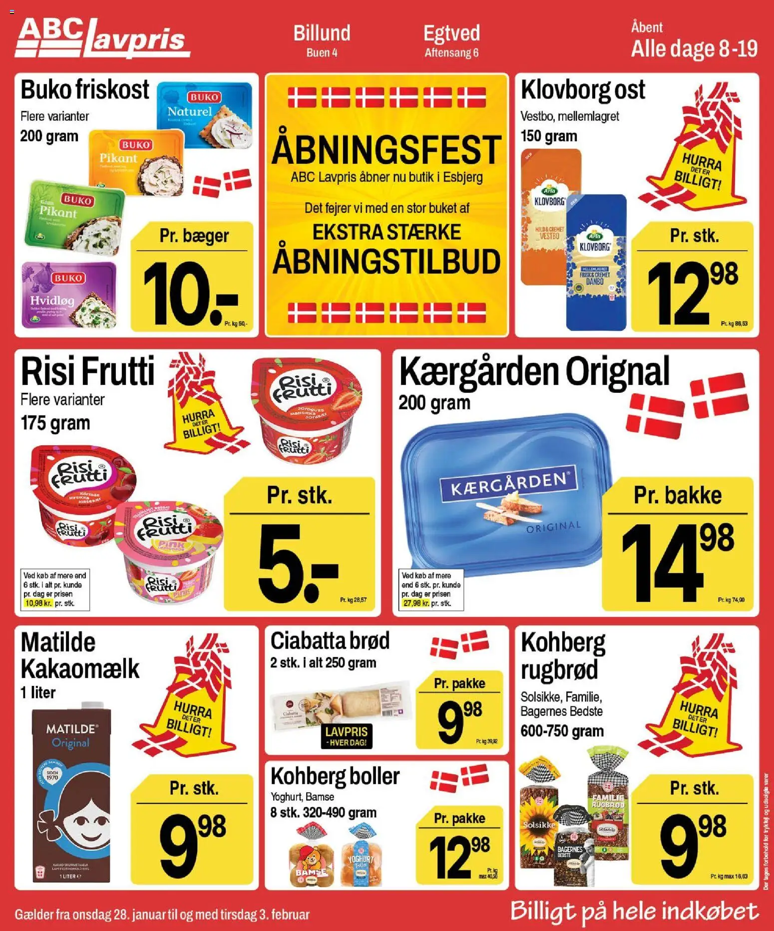 Eksempel på tilbudsavis Billund fra butik Abc Lavpris gyldig fra 28/01/2026