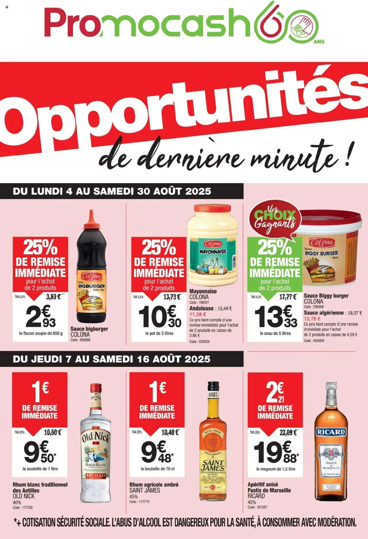 Opportunités de la boutique Promocash valable du 04/08/2025 - Page numéro 1