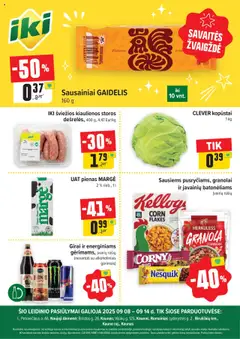 IKI parduotuvės leidinio Leidinys - Specialūs pasiūlymai IKI Brasta, IKI Vijūkai, IKI Urban Hub ir IKI N. Akmenė parduotuvės klientams galiojančio nuo 2025.09.08 peržiūra