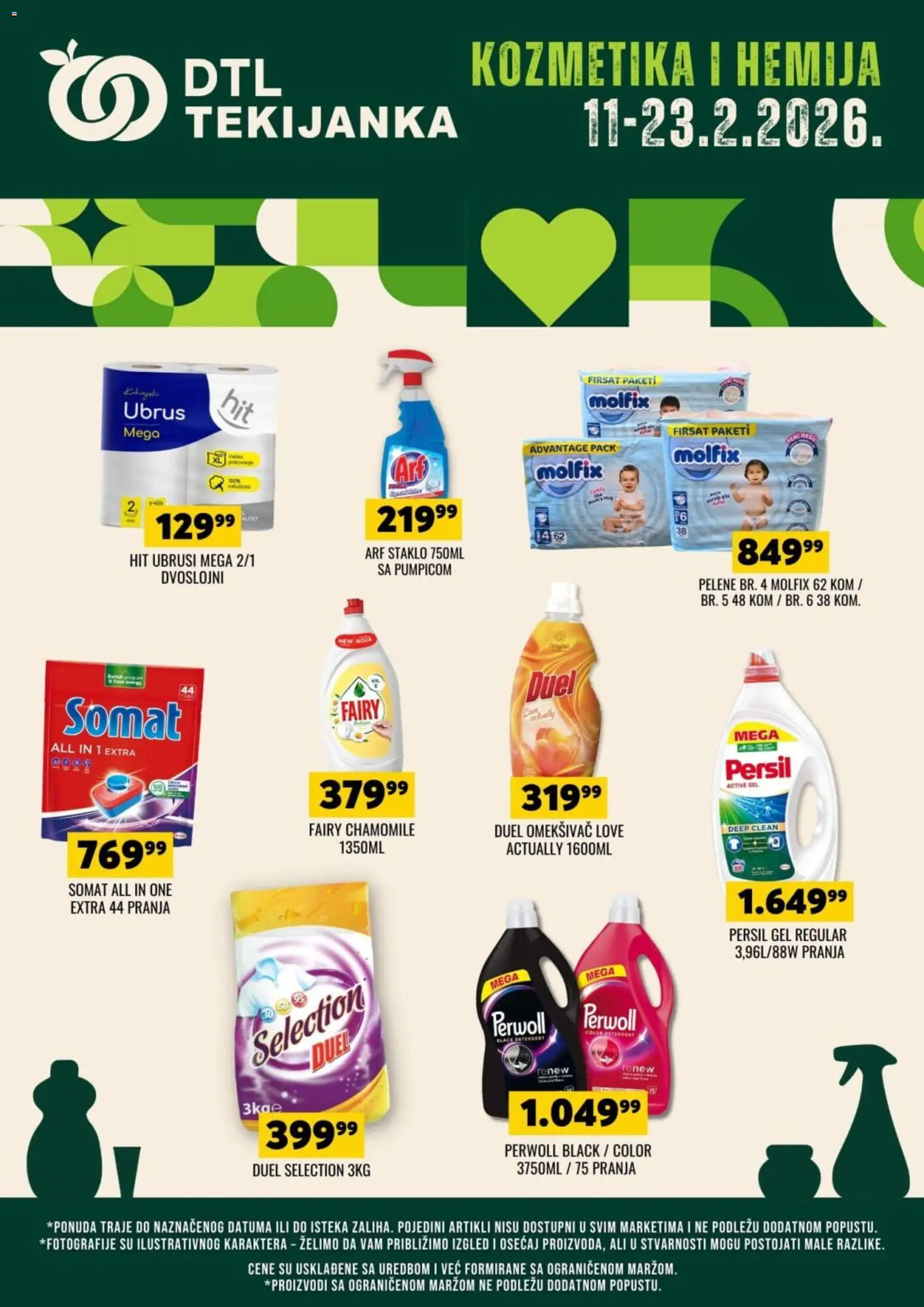 Pregled Tekijanka kataloga - važi od 11.02.2026