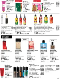 Pregled AVON kataloga - važi od 01.11.2025 | Strana: 121