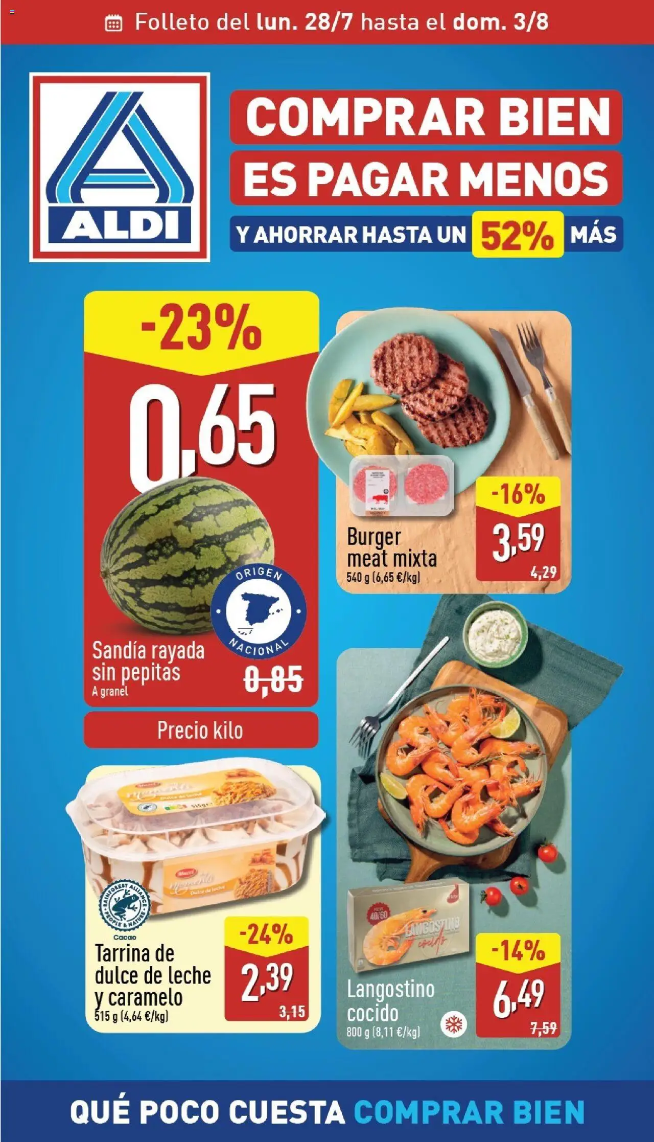 Aldi folleto 28/07 - 03/08/2025 >> Catálogo Baleares