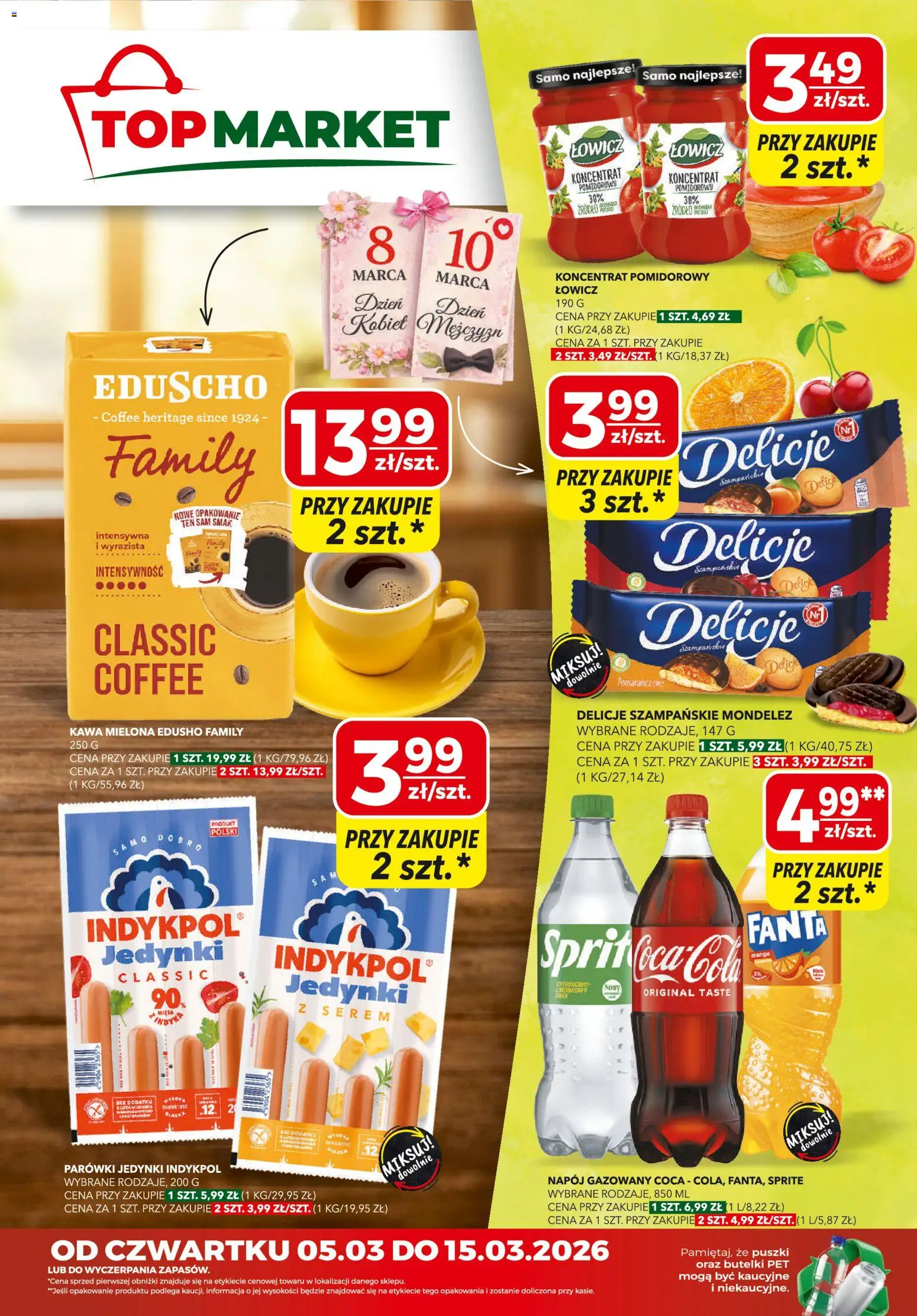 Pogląd gazetki "Top Market gazetka" ze sklepu Top Market ważnej od 05.03.2026