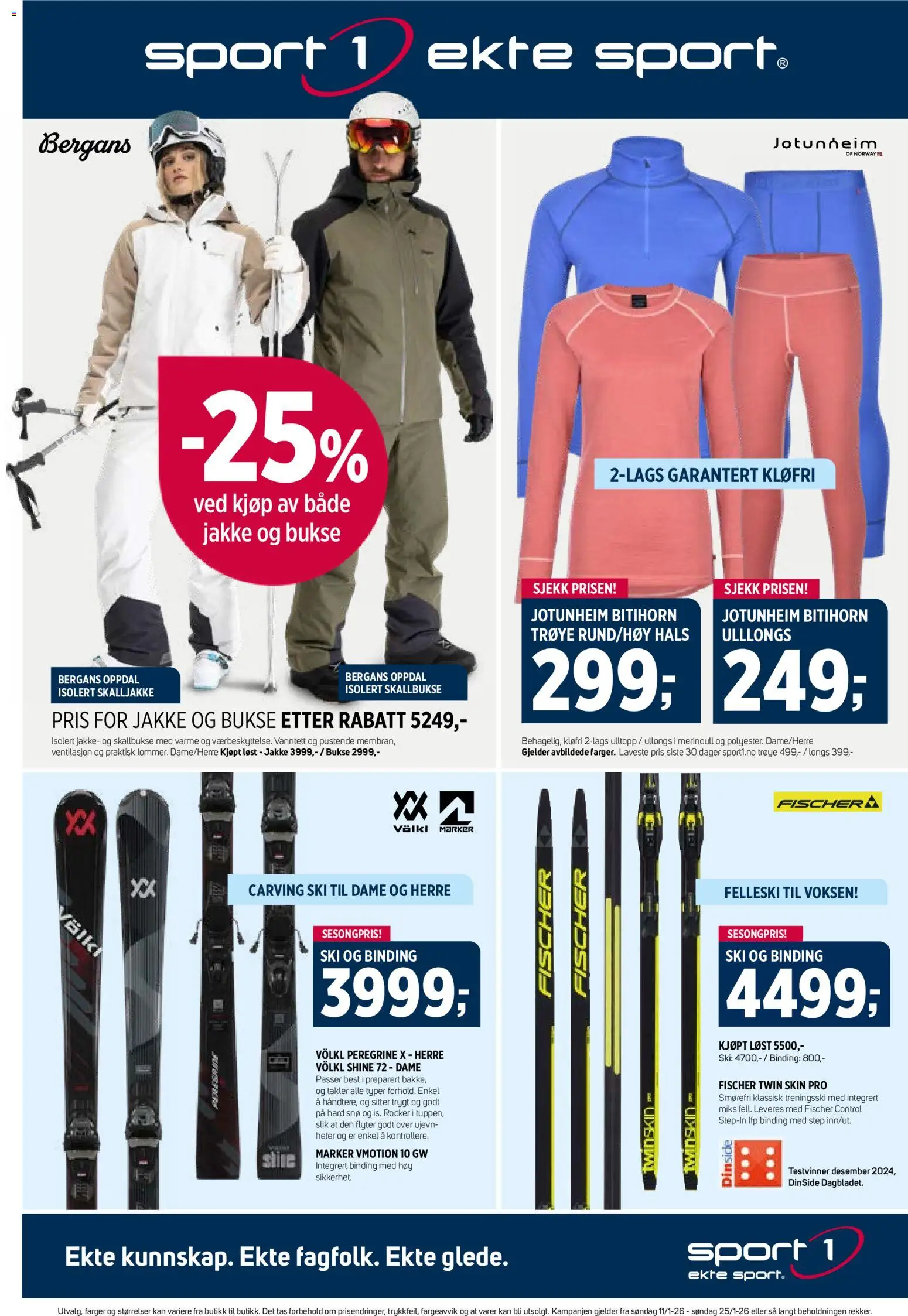 Forhåndsvis Kundeavis fra butikk Sport 1 gyldig fra 11/01/2026