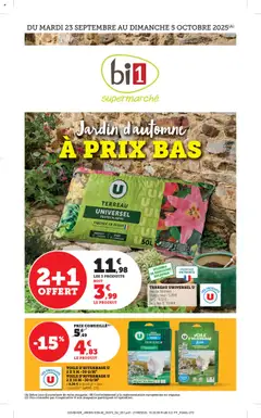 Prévisualisation de Catalogue à prix bas du magasin bi1 formulaire valide 22/09/2025