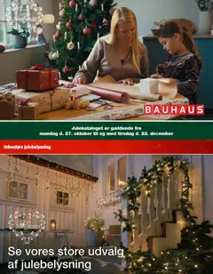 Eksempel på tilbudsavis Julekatalog fra butik Bauhaus gyldig fra 27/10/2025