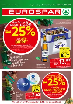 Vorschau der Angebote: Eurospar Oberösterreich gültig ab 04.12.2025