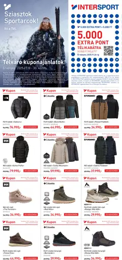 Intersport - Aktuális kuponlap megtekintése, amely érvényes 2025.11.18.-től