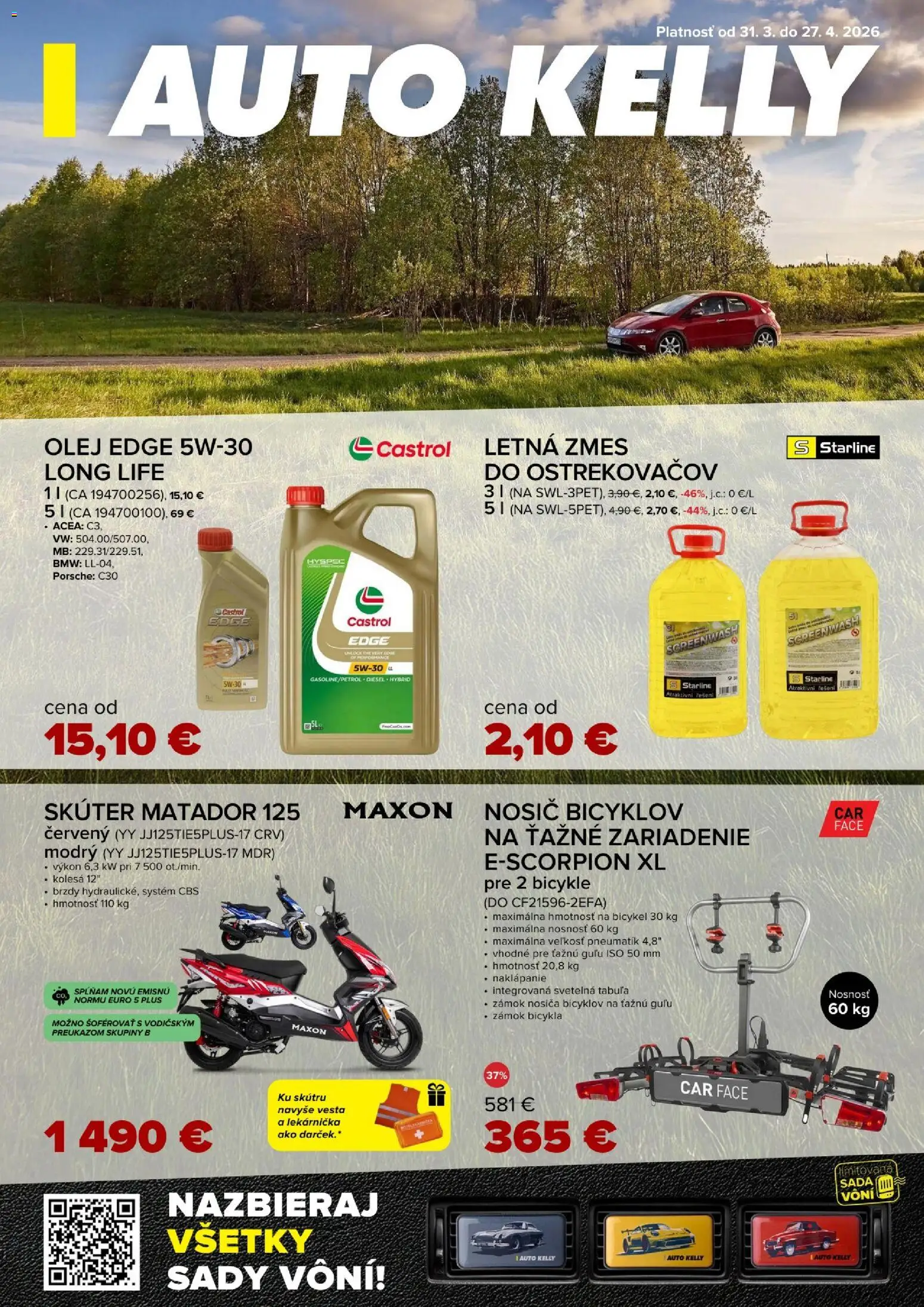 Náhľad Auto Kelly letáku platného od 31.03.2026