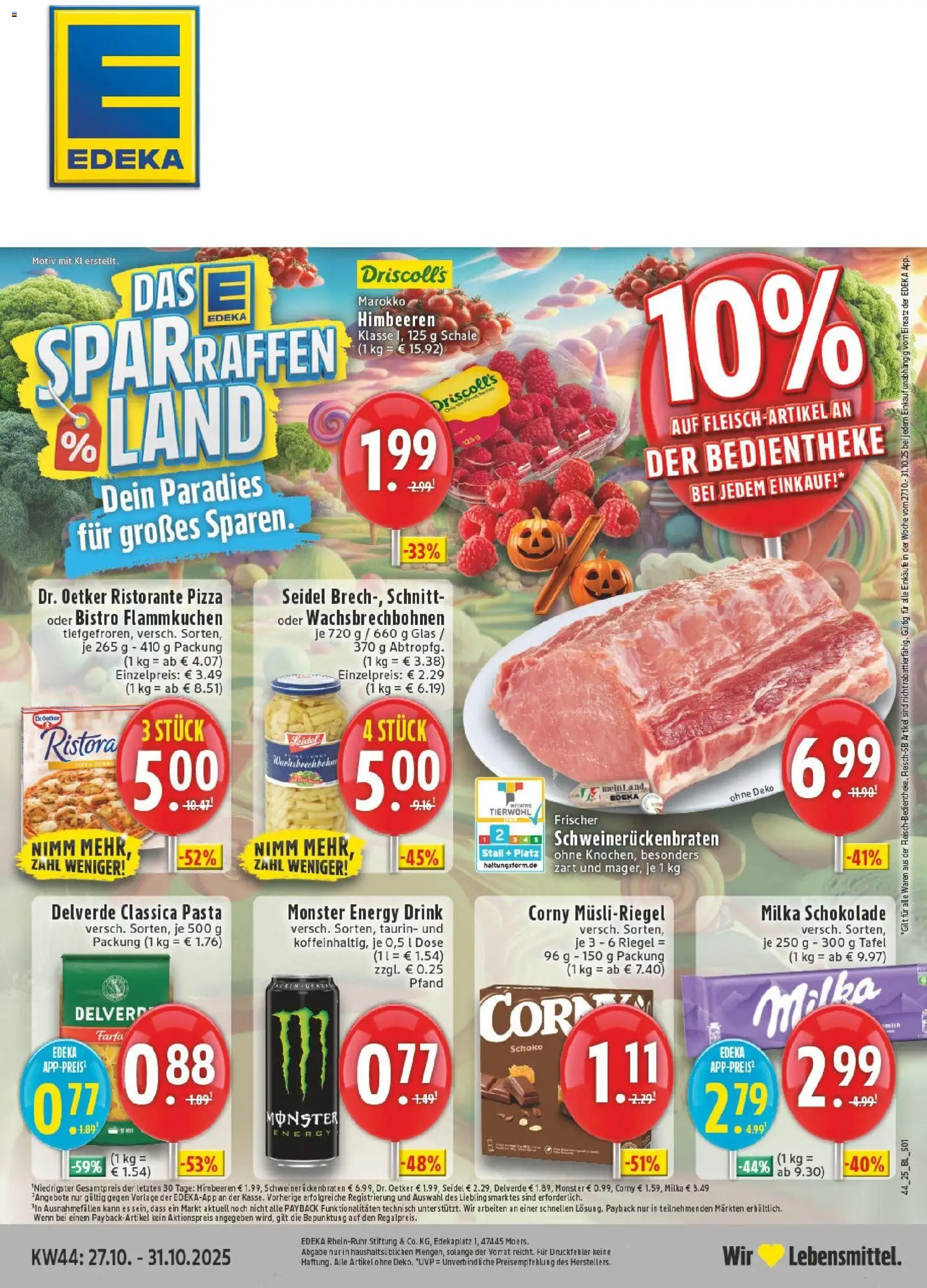 Vorschau von dem Prospekt des Geschäftes Edeka, gültig ab dem 26.10.2025