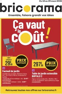 Prévisualisation de Bricorama catalogue du magasin Bricorama formulaire valide 18/03/2026