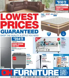 Preview of OK Furniture flyer valid from 20/08/2025