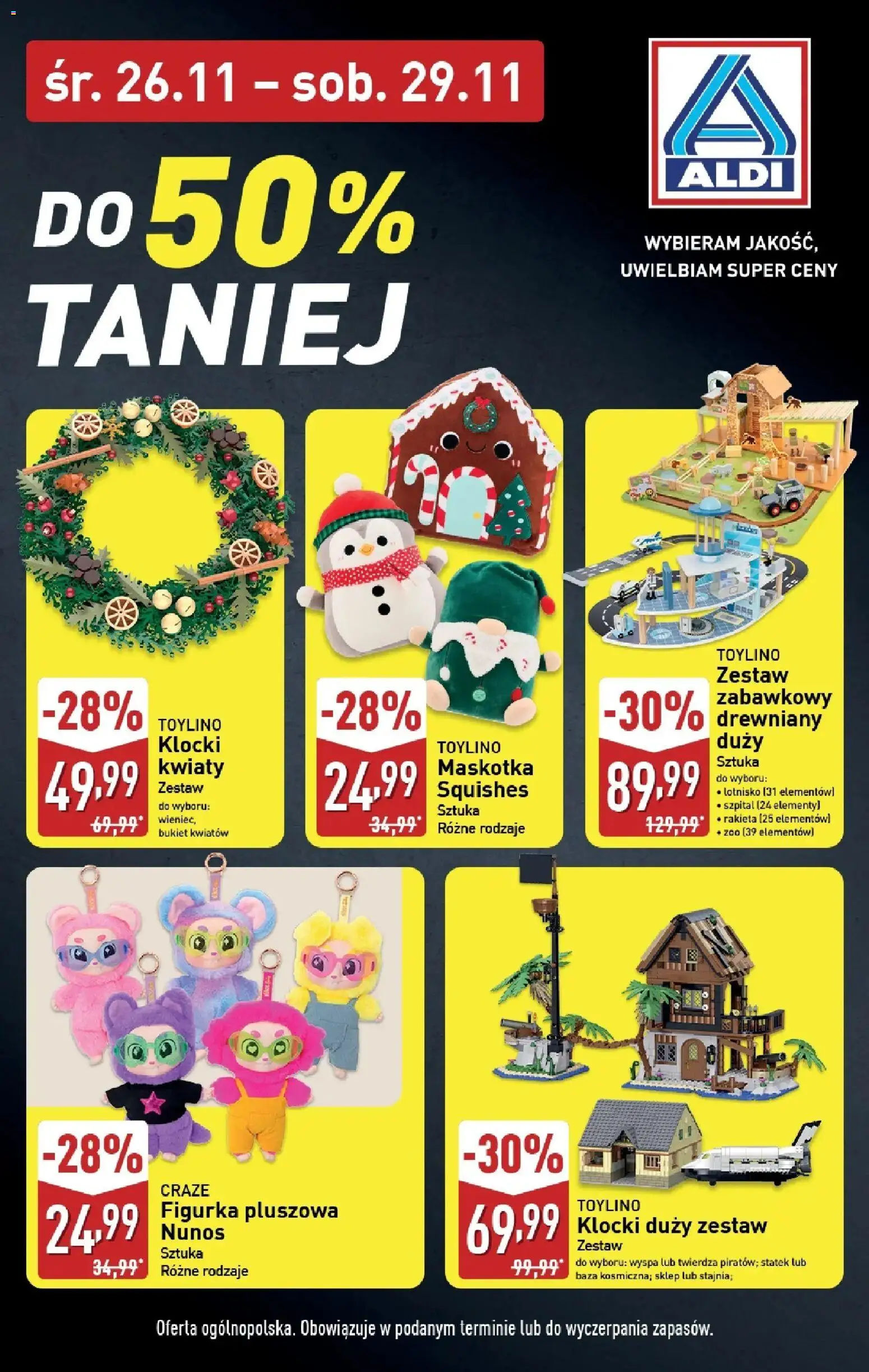Pogląd gazetki "Black Friday" ze sklepu Aldi ważnej od 26.11.2025