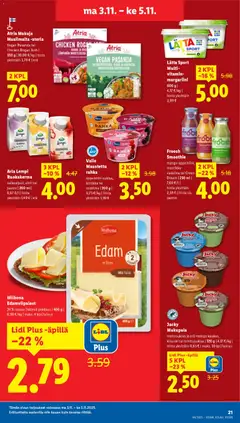 Kaupan Lidl Tarjoukset esikatselu, voimassa 30/10/2025 | Sivu: 25
