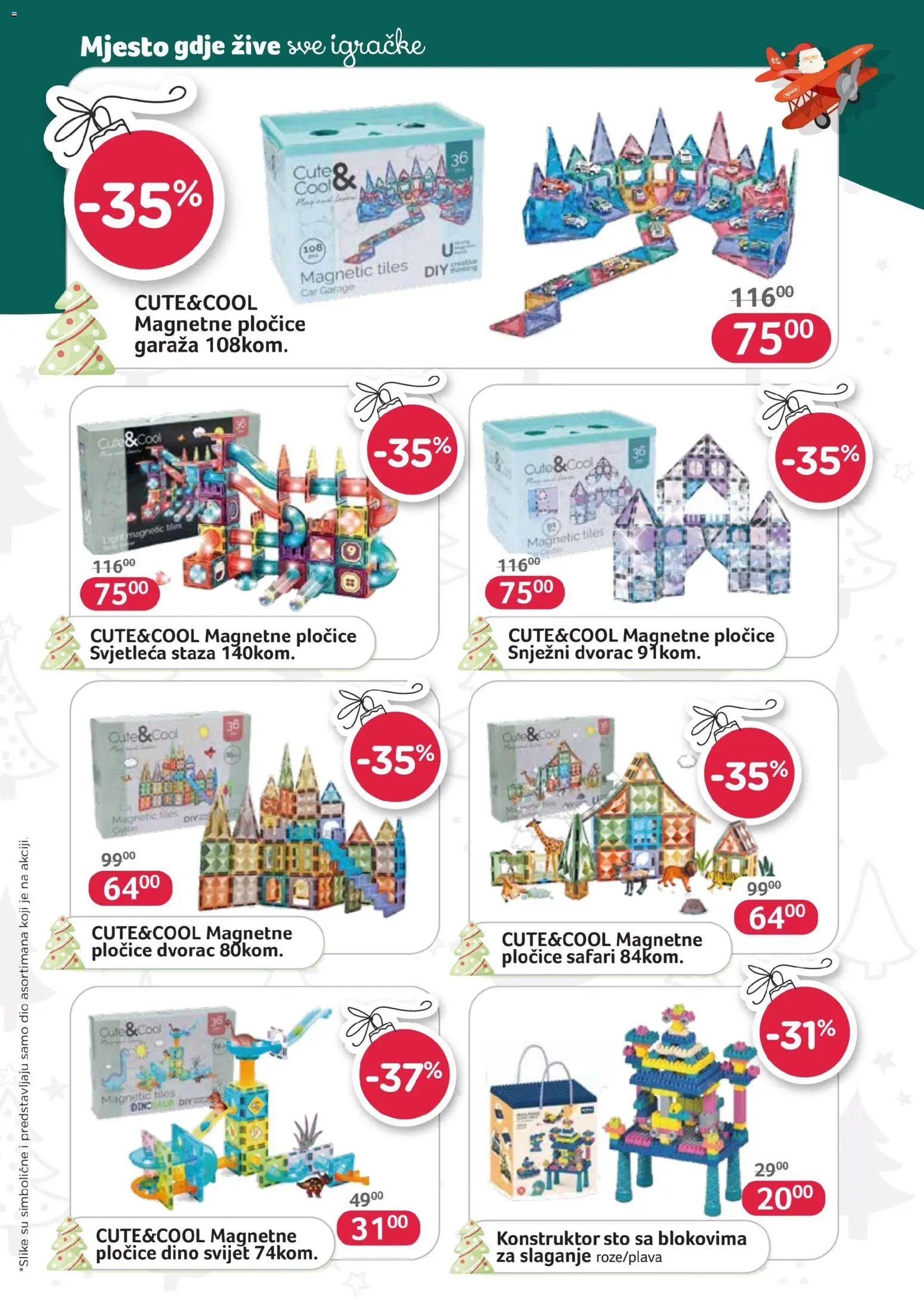 Pregled letka Mjesto gdje žive sve igračke trgovine AKSA vrijedi od 2025.11.15