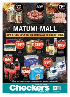 Preview of Checkers flyer valid from 28/08/2025