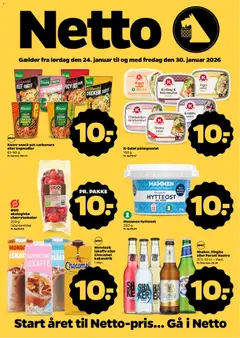 Eksempel på tilbudsavis Tilbudsavis fra butik Netto gyldig fra 24/01/2026