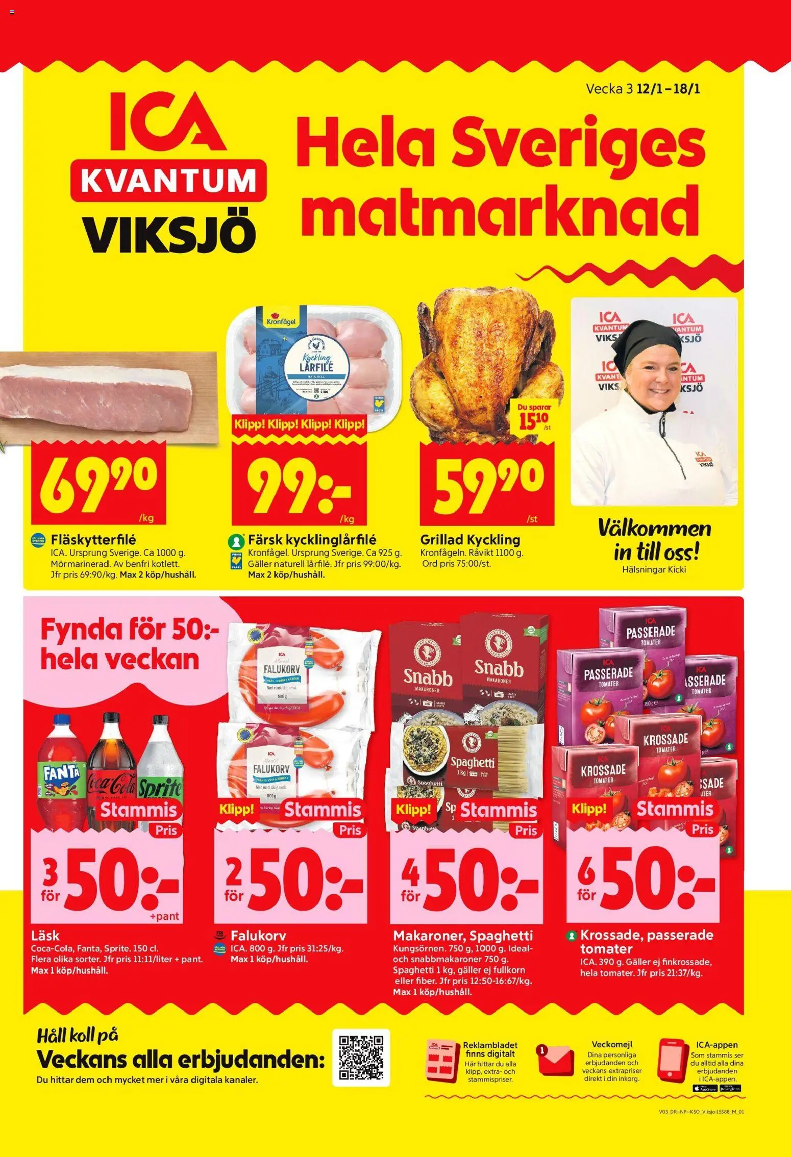 Förhandsgranska reklamblad Järfälla från butik ICA Kvantum gäller från 12/01/2026