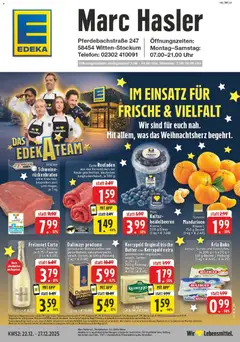 Vorschau von dem Prospekt des Geschäftes Edeka, gültig ab dem 22.12.2025