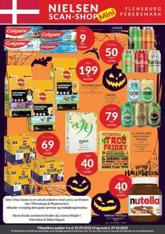 Eksempel på tilbudsavis MINI Tilbudsavis fra butik Nielsen Discount gyldig fra 25/09/2025