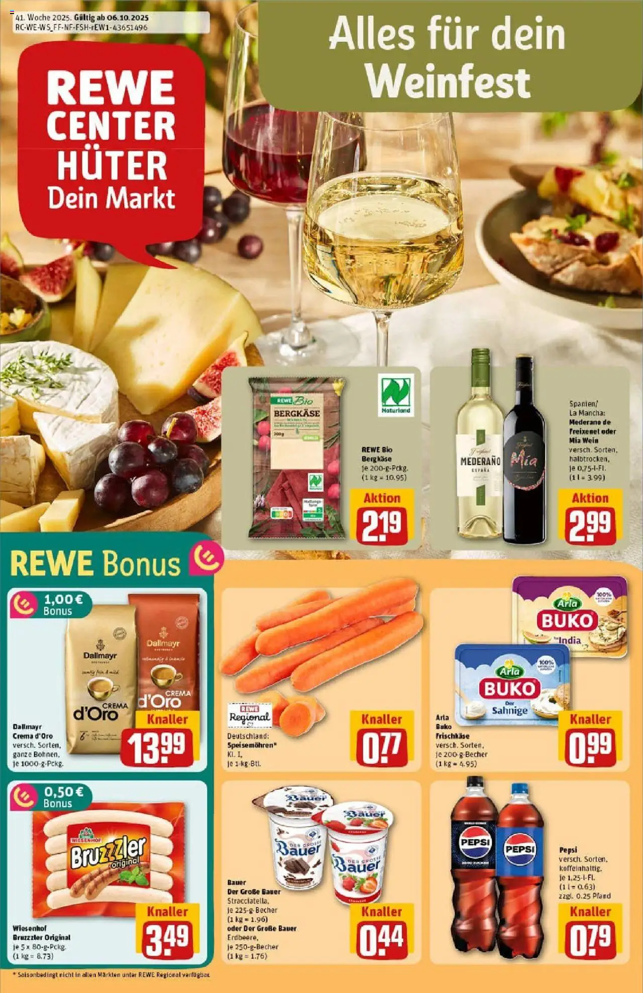 REWE Prospekt ab 06.10.2025 nächste Woche - Prospekt Wirges	