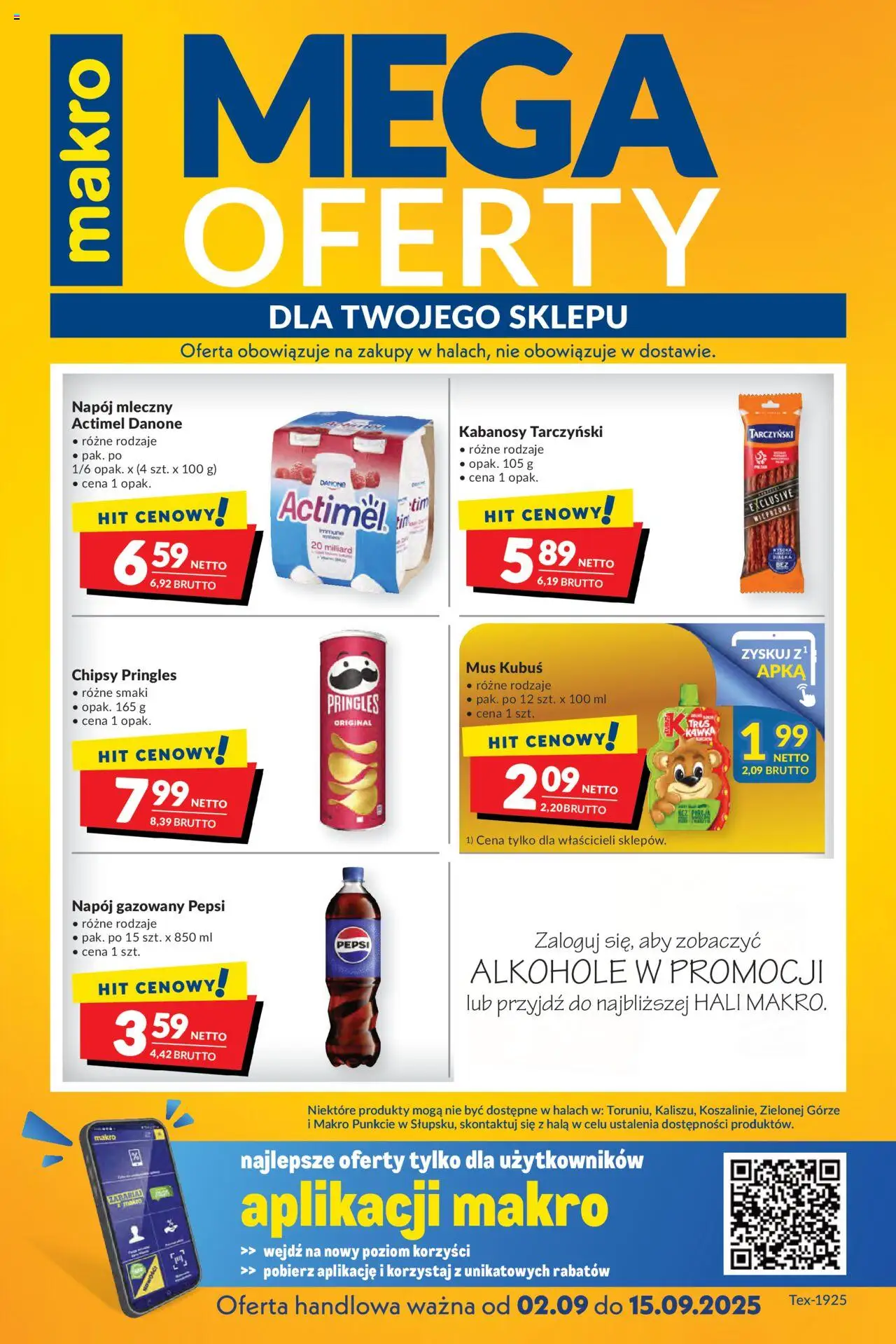 Makro Mega oferty dla Twojego Sklepu od 02.09.2025 - Nowa Gazetka - Numer strony 1