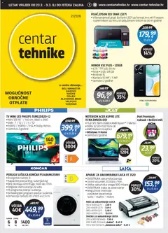 Pregled letka Katalog trgovine Centar Tehnike vrijedi od 23.02.2026