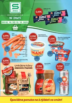 Náhľad Sintra letáku platného od 02.10.2025