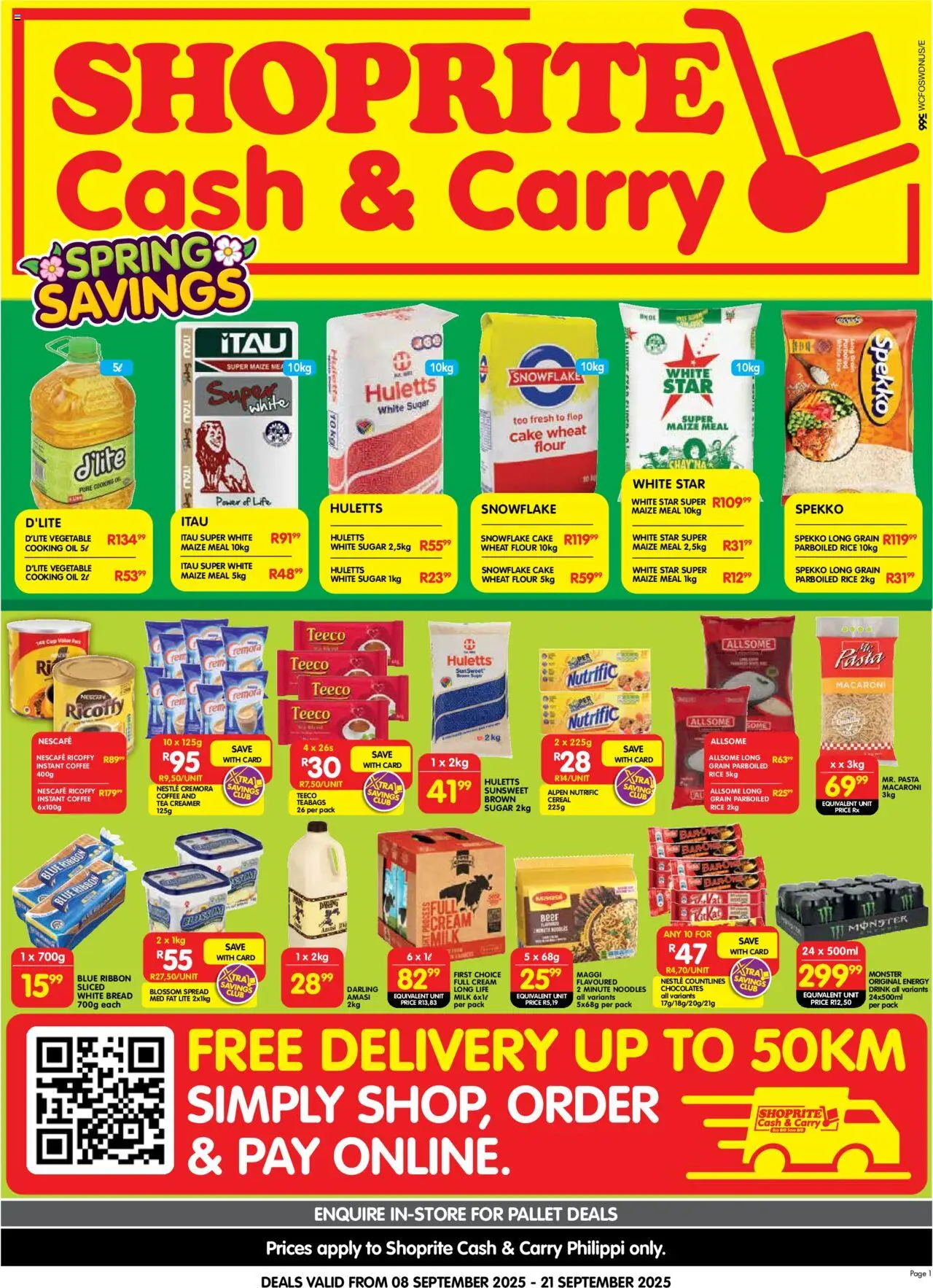 Shoprite Western Cape - Cash & Carry Mid-Month Deals Philippi 08/09 - 21/09/2025 >> Catalogue