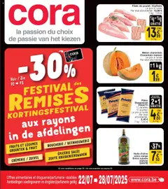 Voorbeeld van Folder week 30 van winkel Cora geldig vanaf 22/07/2025