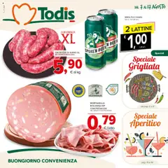 Anteprima dell'opuscolo Attuale volantino dal negozio Todis valido da 07/08/2025